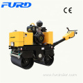 Electromagnetic Clutch Walk Behind Hand Asphalt Roller For Qatar Market